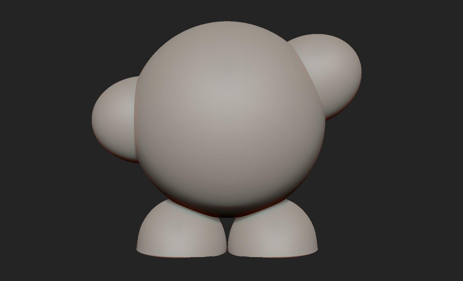 Kirby.OBJ 3d model