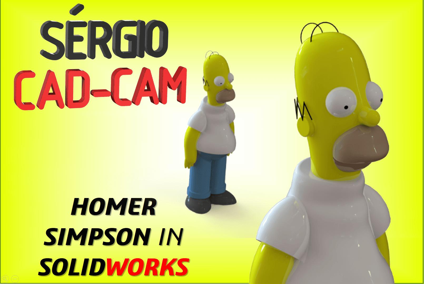 Homer Simpson 3d model