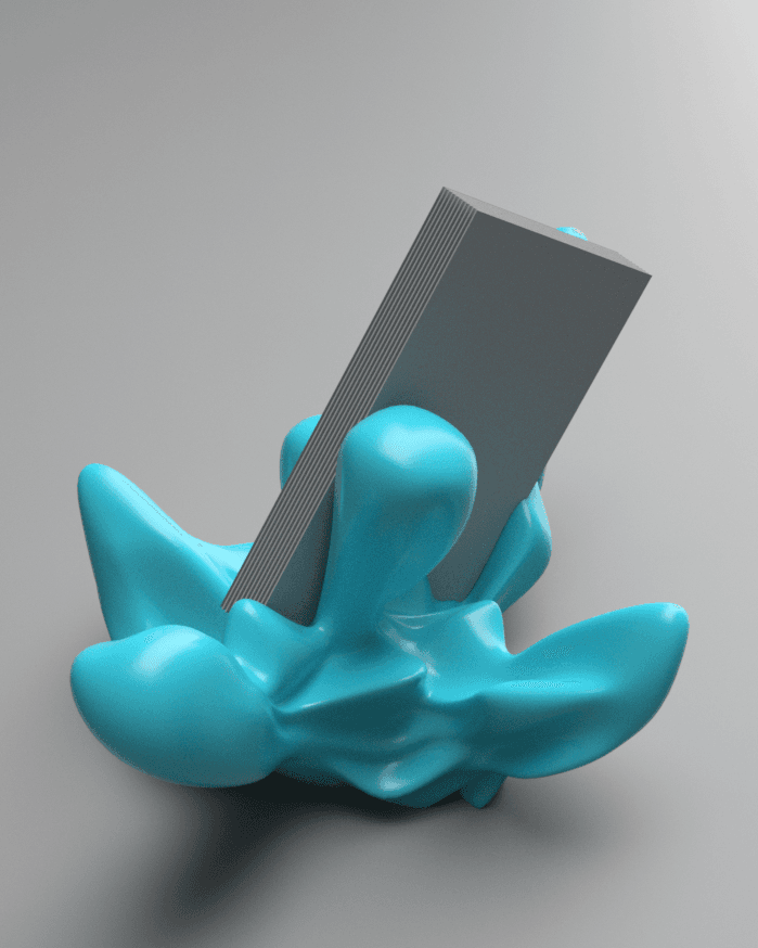 Splash Business Card Holder 3d model