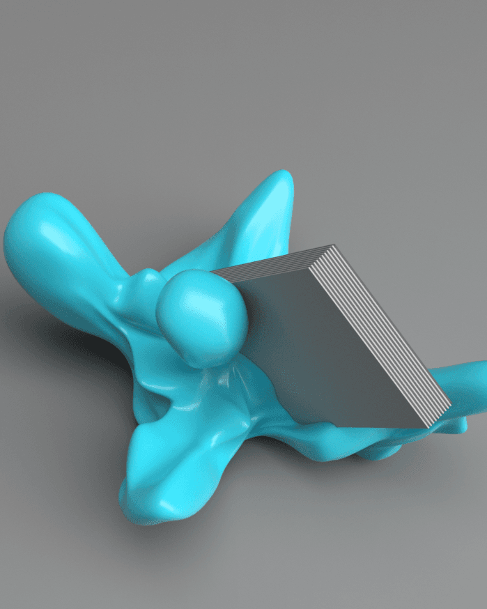 Splash Business Card Holder 3d model