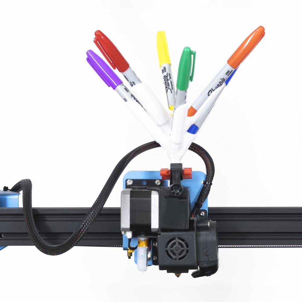 Sharpie Marker Color Blender // 3D Print Custom Colors and Gradients ( 3 and 6 marker version ) 3d model
