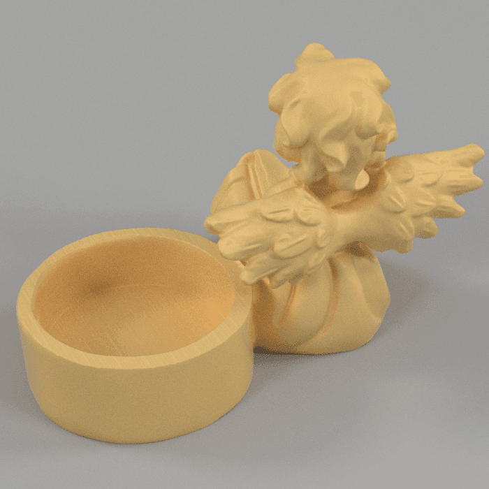 Angel Candle 3d model