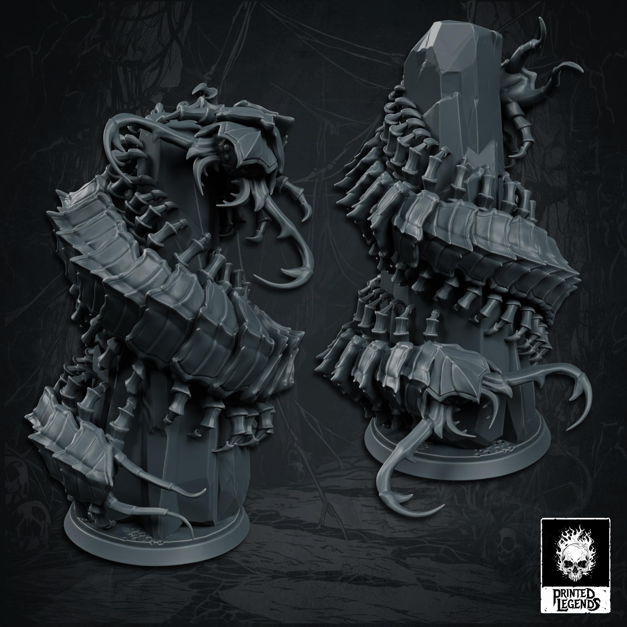 Carnage Crawler x2 (50mm Bases) 3d model