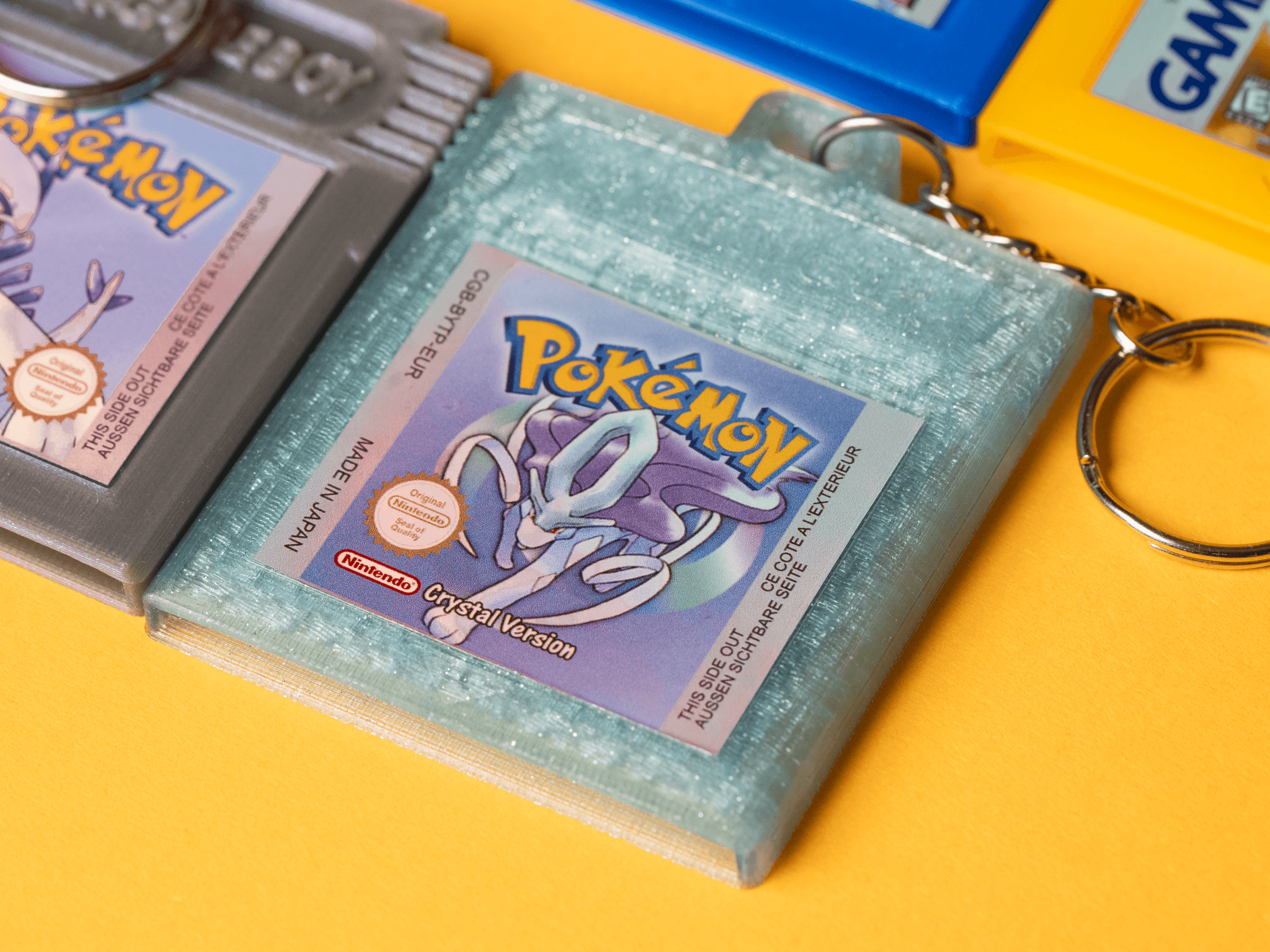 Gameboy and GB Color Cartridges - Keychains and Wall Mountables 3d model