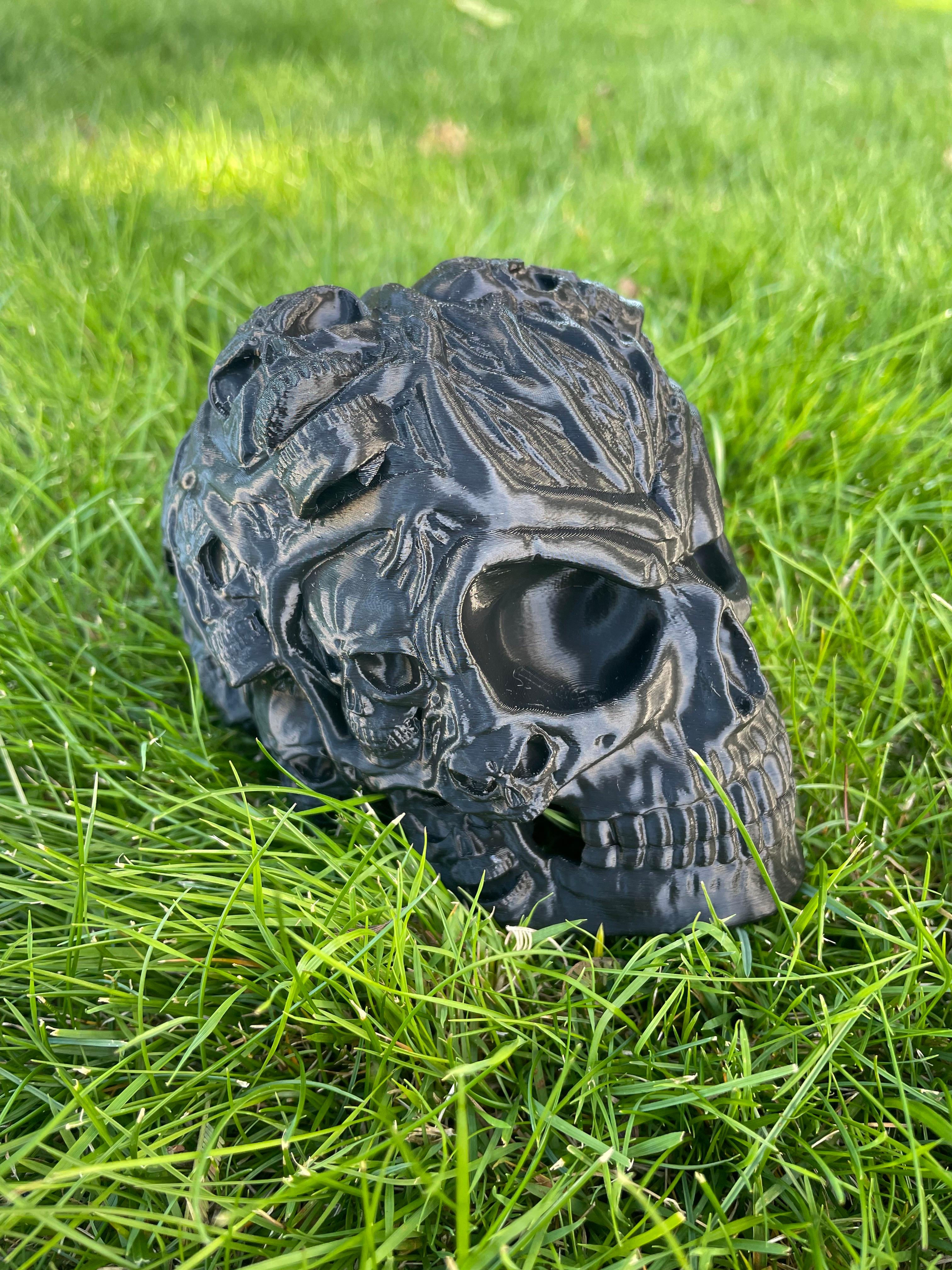 Skull of skulls Sculpture / Planter 3d model