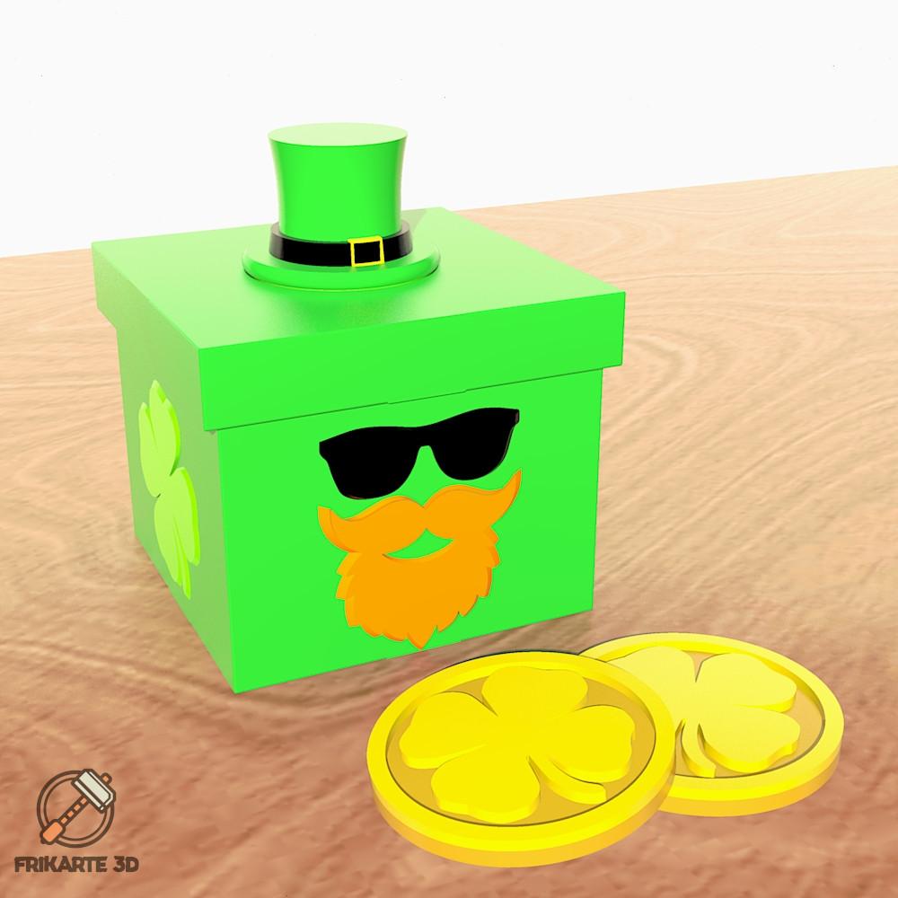 Saint Patrick's Box - #StPatricksRemix 3d model