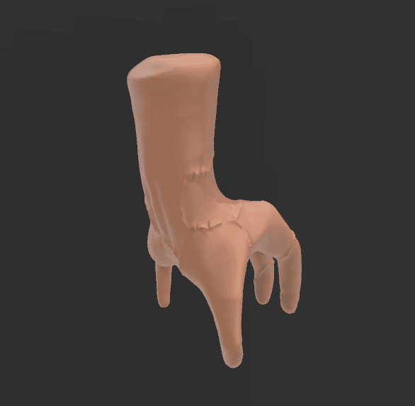 thing hand 3d model