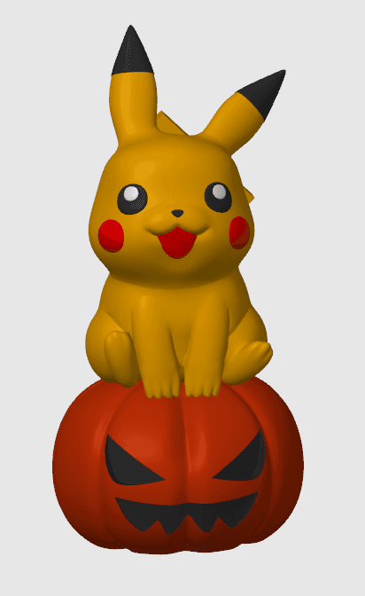 Halloween Pikachu Pokemon (3mf included, no support) 3d model