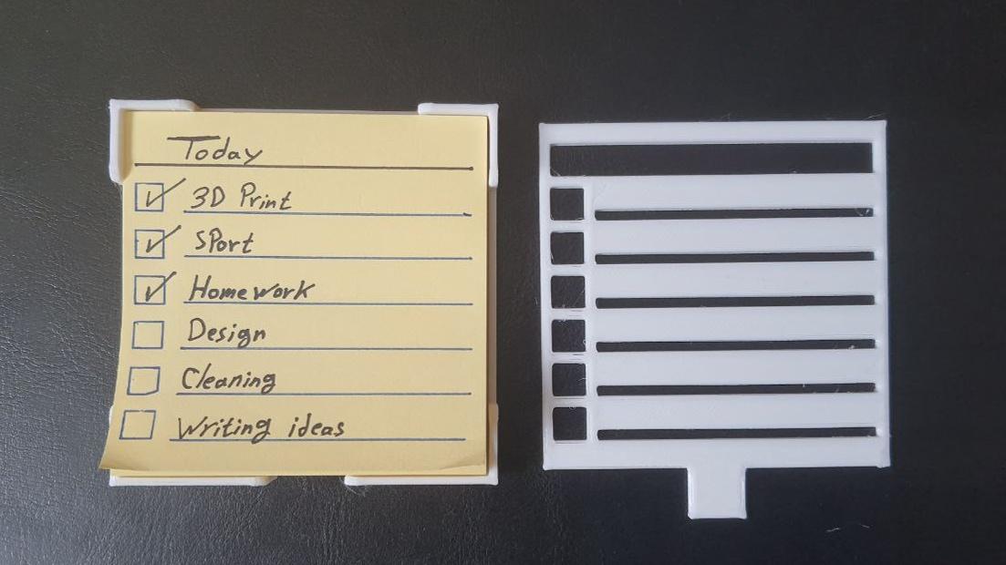 Paper Holder with Template list to do 3d model