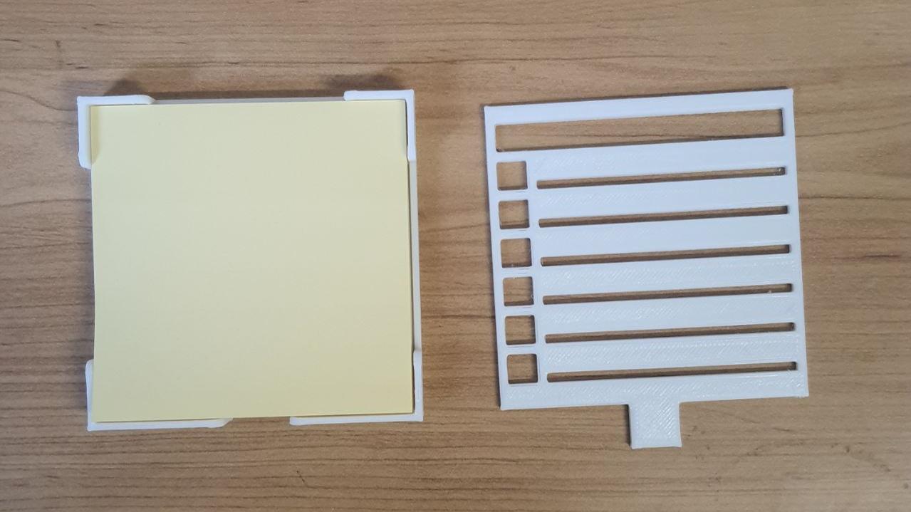 Paper Holder with Template list to do 3d model