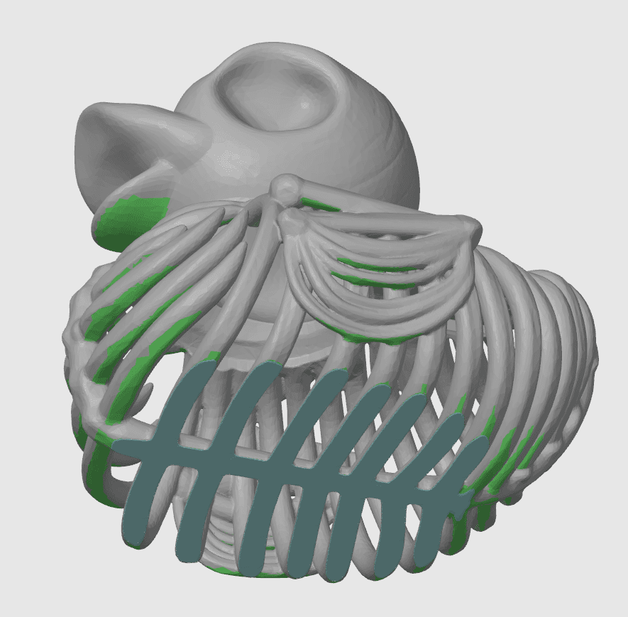 Skeleton Rubber Duck 3d model