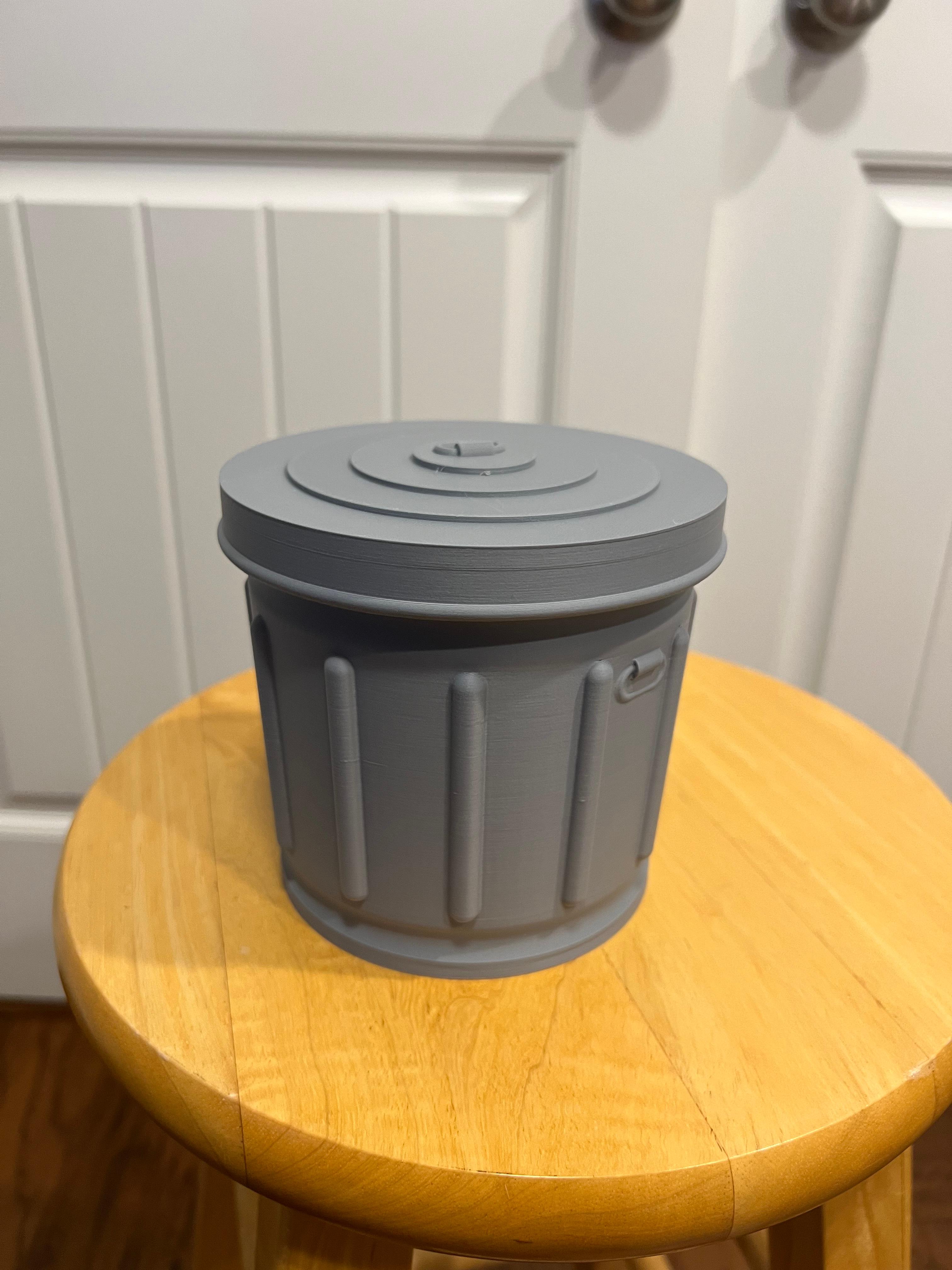 Trash Can Deck Box.stl 3d model