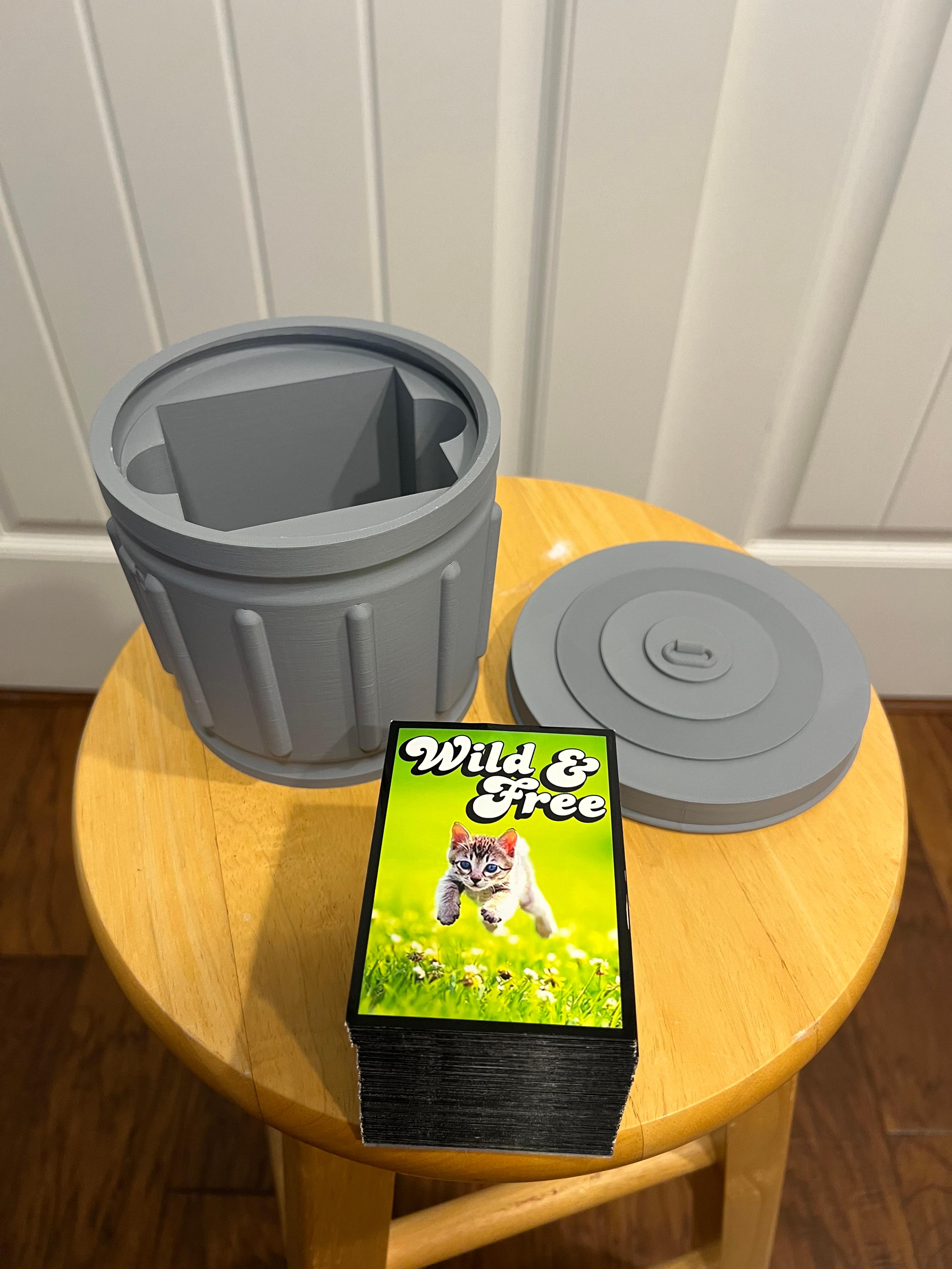 Trash Can Deck Box.stl 3d model