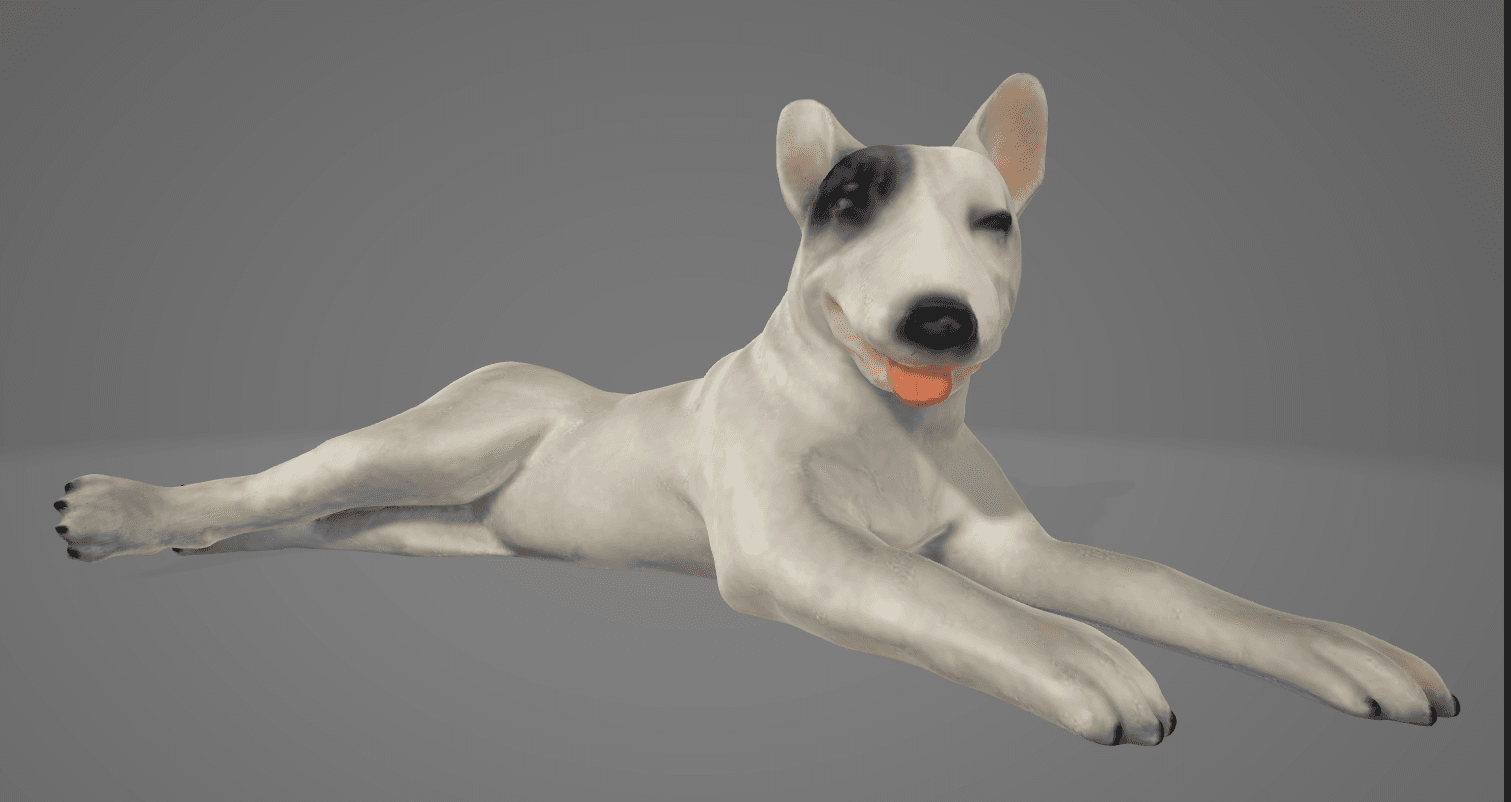 Bull Terrier 3d model