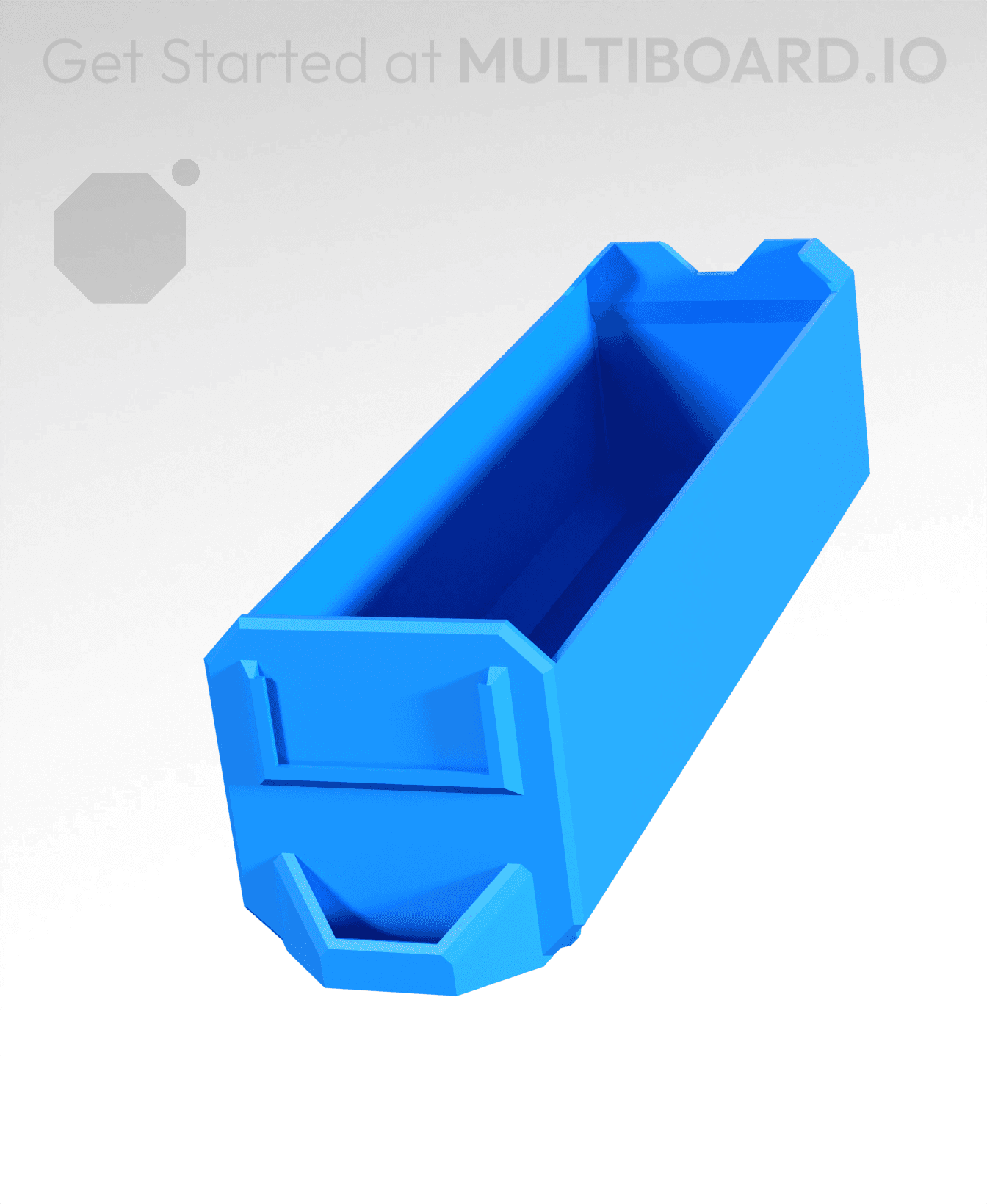 1x1x3-Deep - Multibin Simple Drawer 3d model