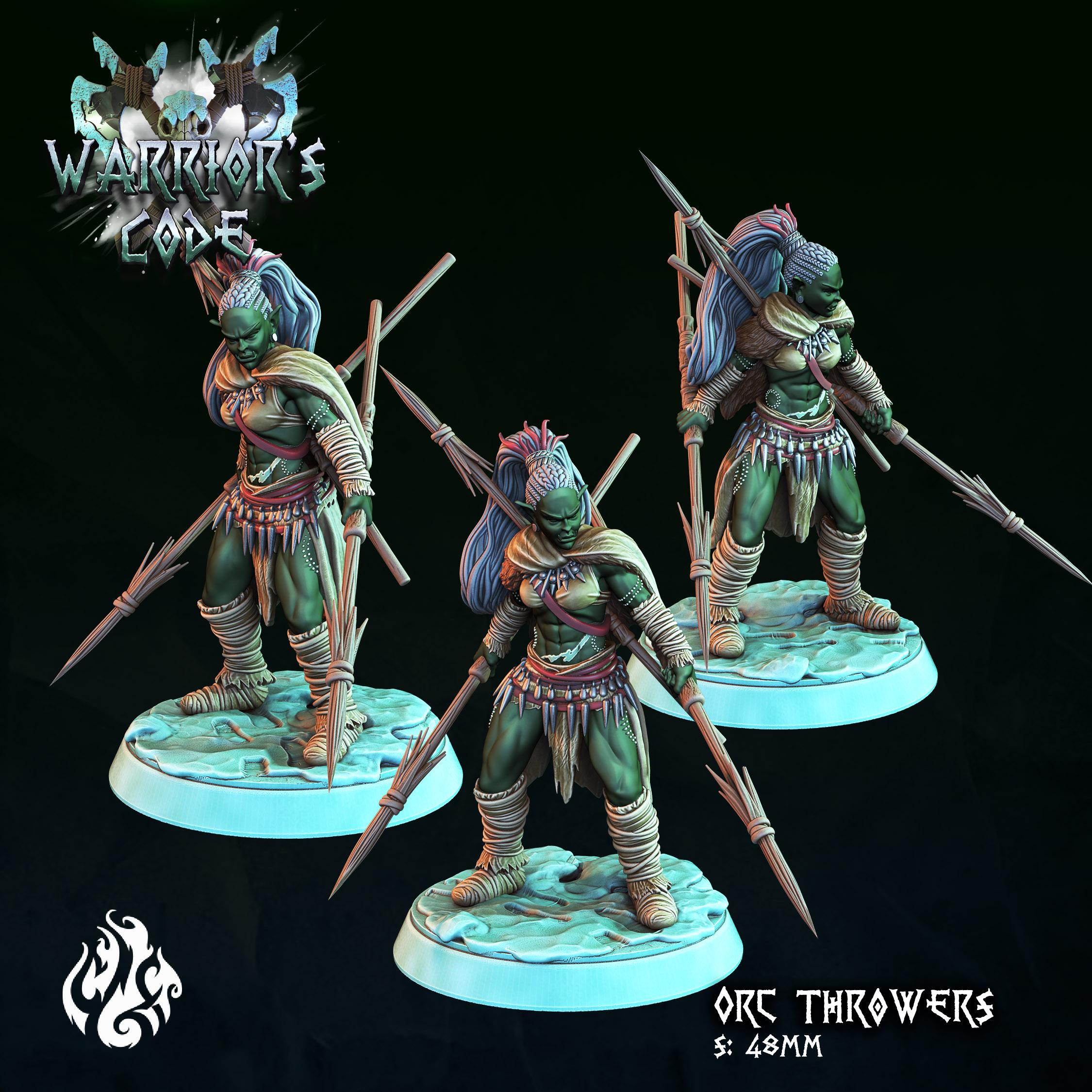 Orc Throwers 3d model