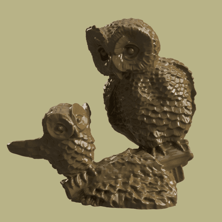 Owl 1 3d model