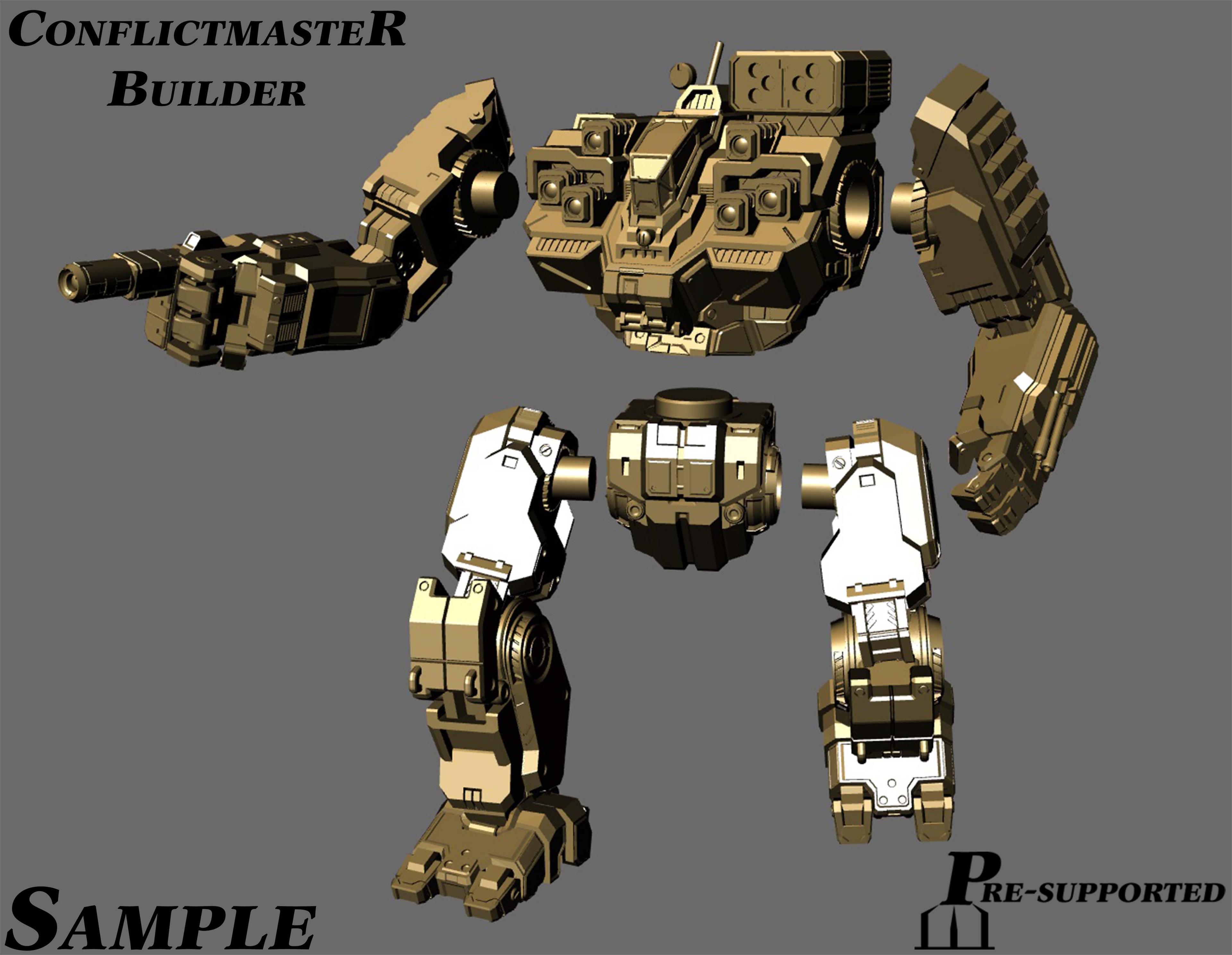 MiniaturemecH ConflictmasteR Builder - Sample 3d model