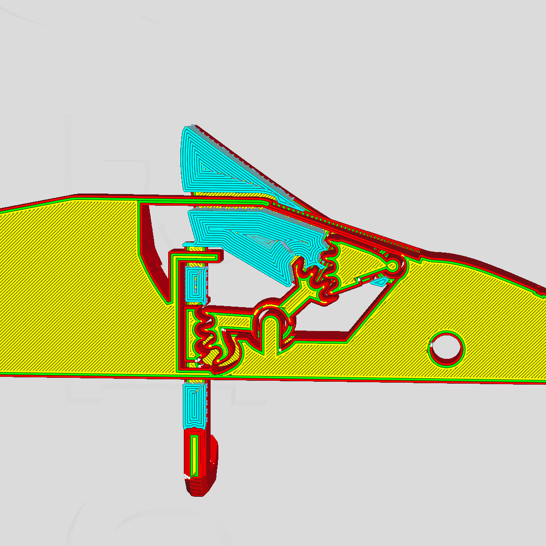 LAMBO - WALL KEY HANGER 3d model