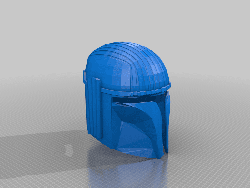 Custom Mandolorian knight helmet  3d model