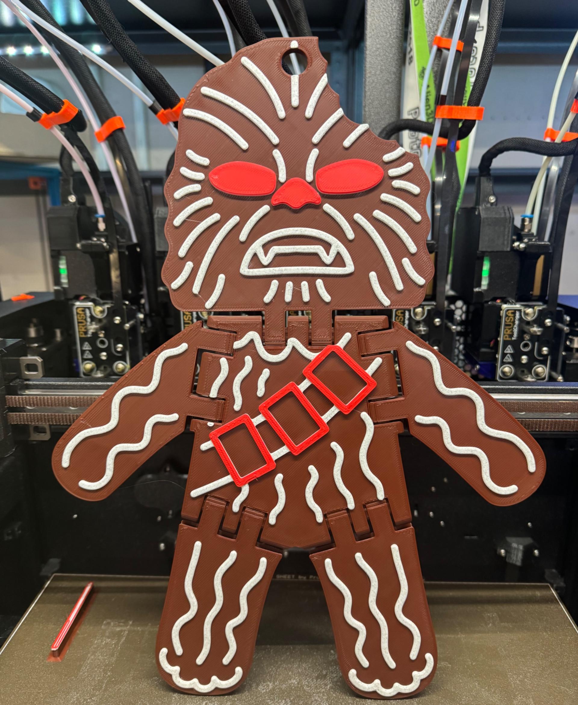  Flexi Gingerbread Chewbacca Ornament - XL for Scale??? - 3d model