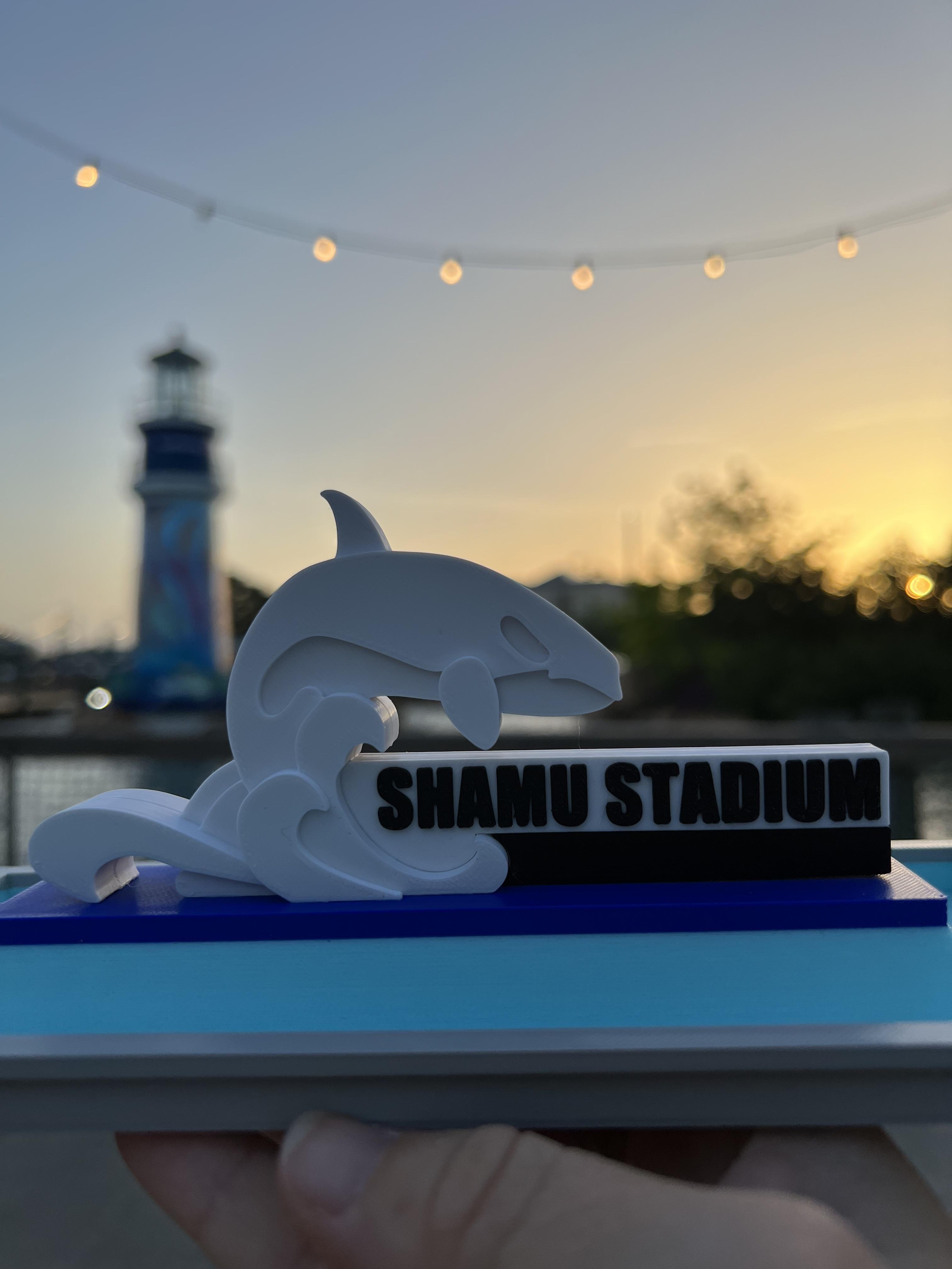 Shamu Stadium Fountain Replica  3d model