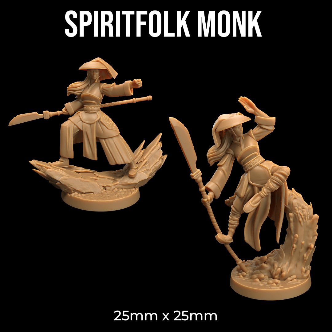 Spiritfolk monk 3d model