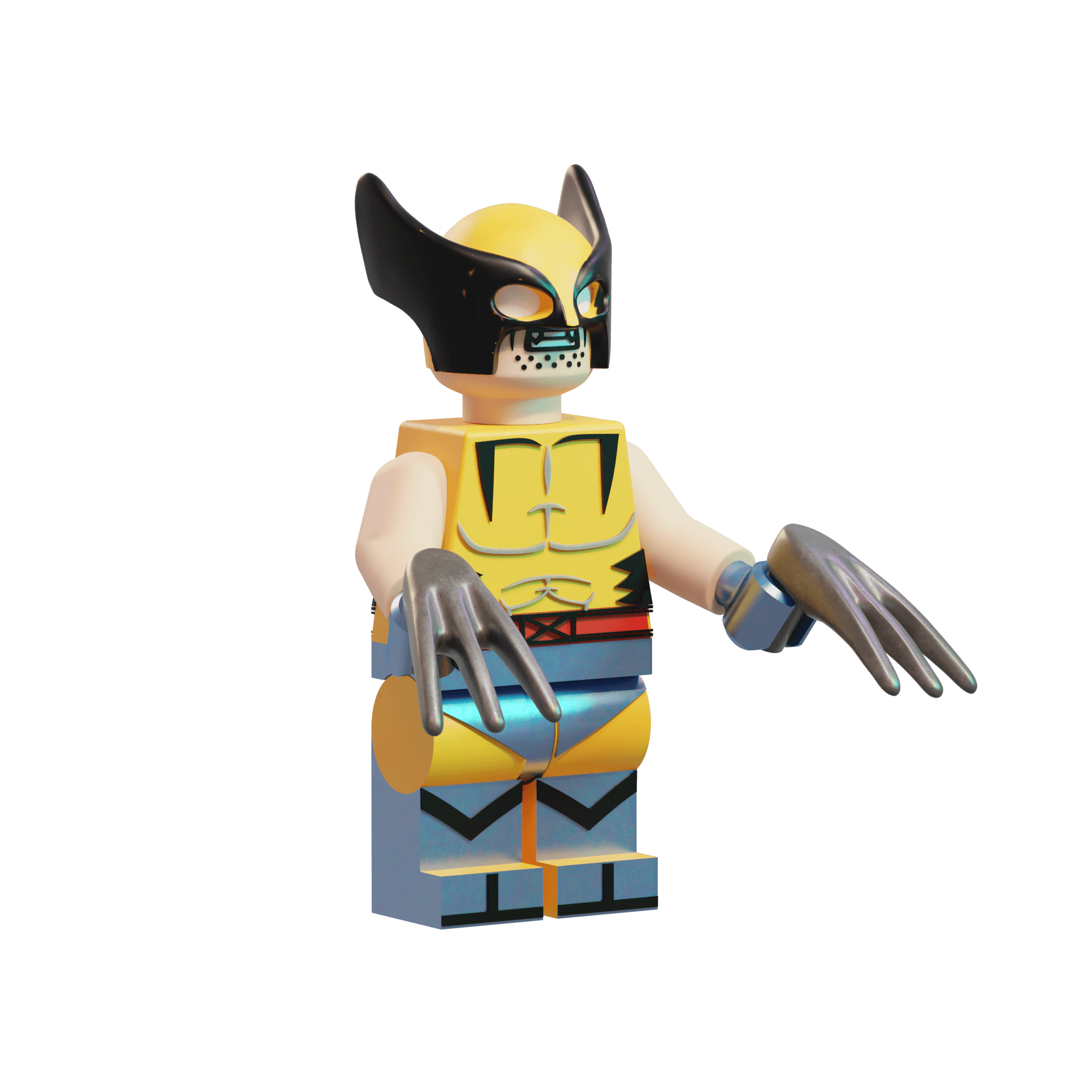LEGO Wolverine 1  3d model