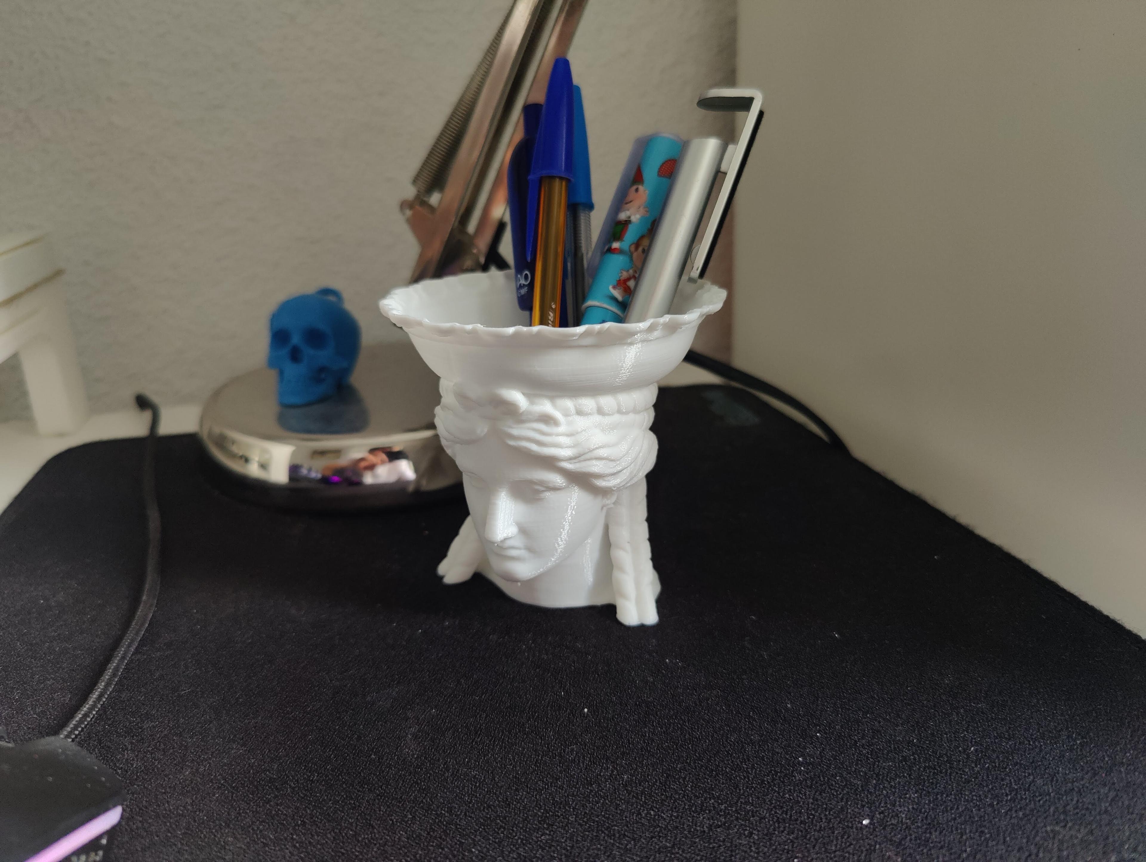 Caryatid pencil holder 3d model