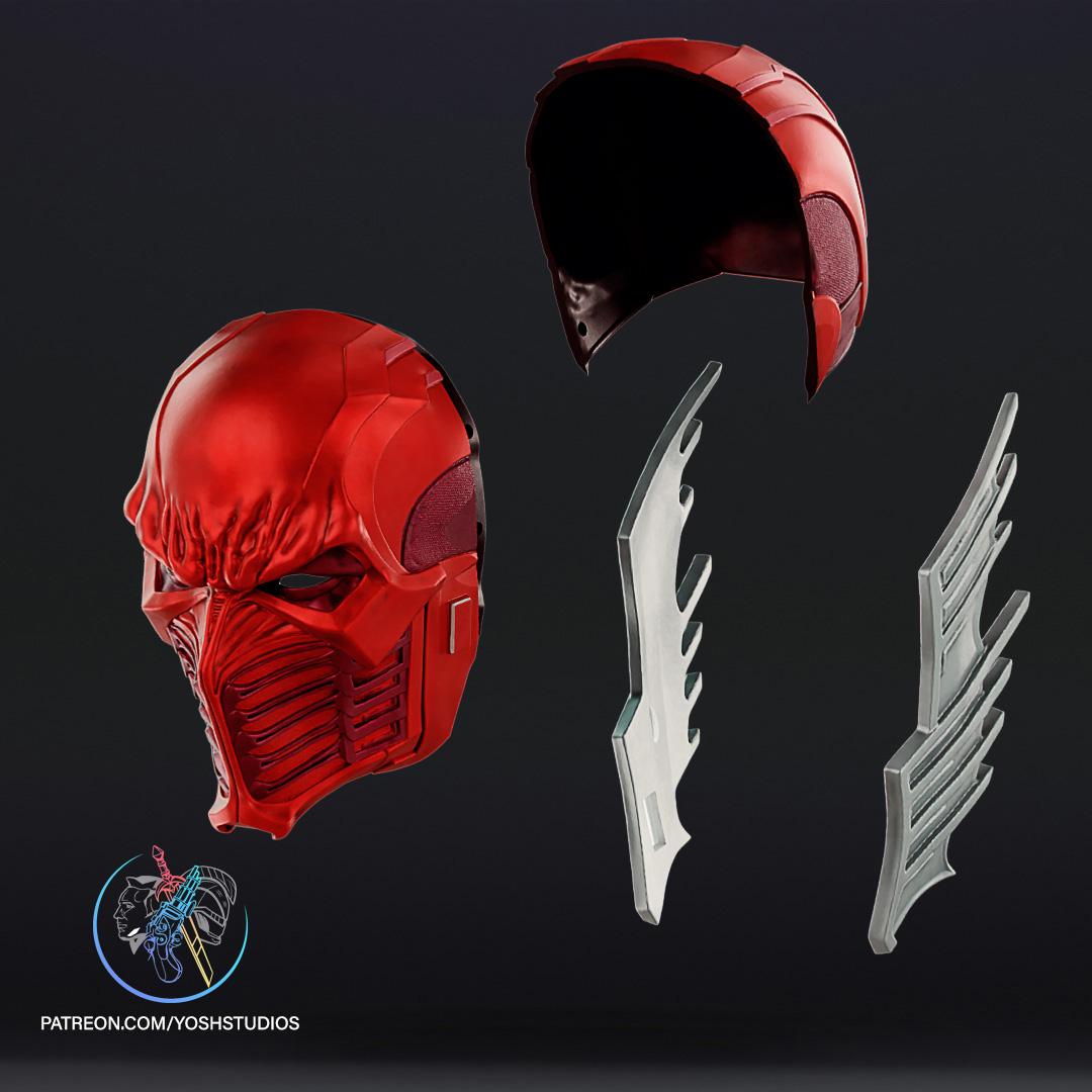 Red Death Mask 3D Print File STL 3d model