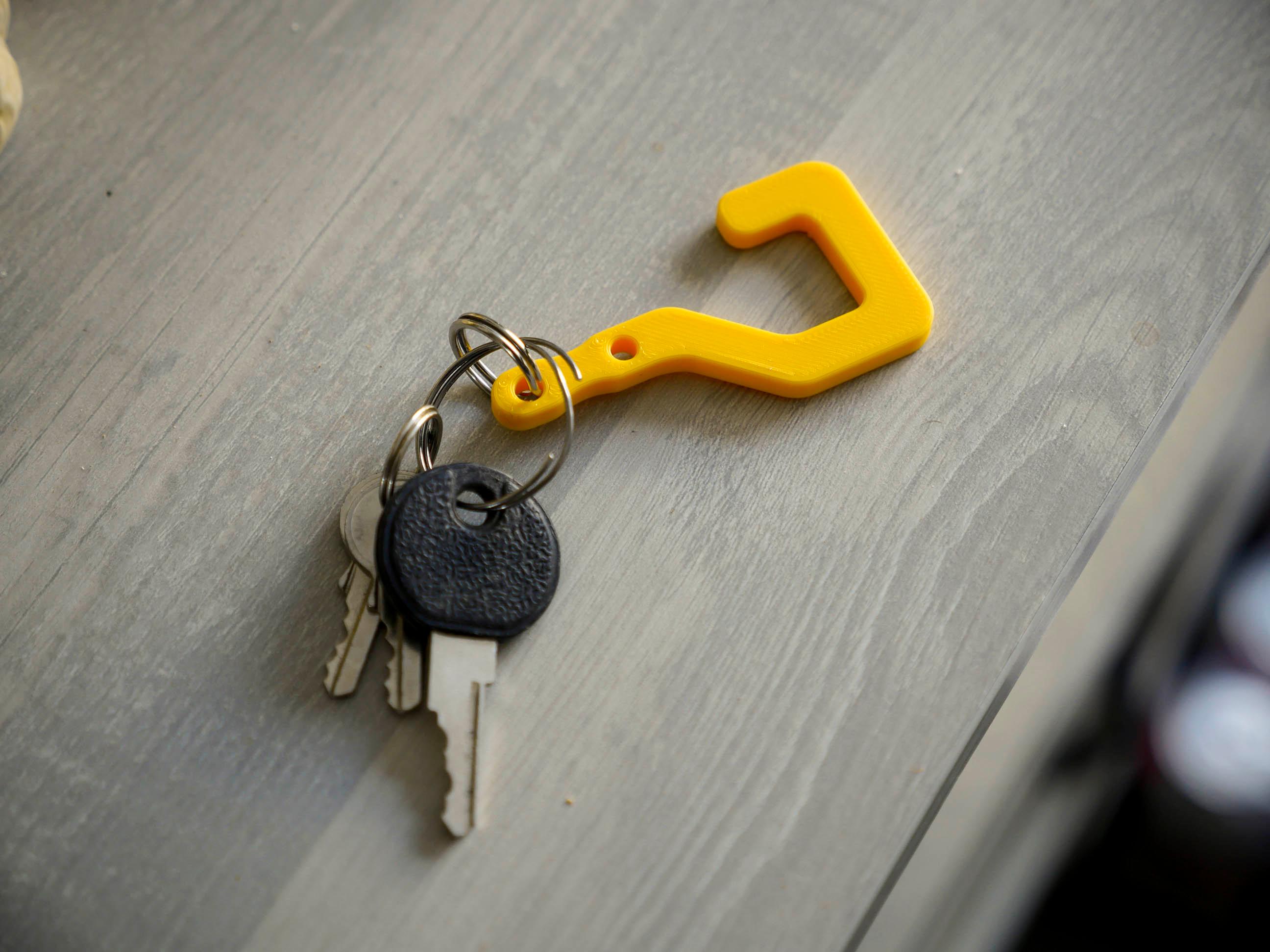 Tow Hook Keychain 3d model