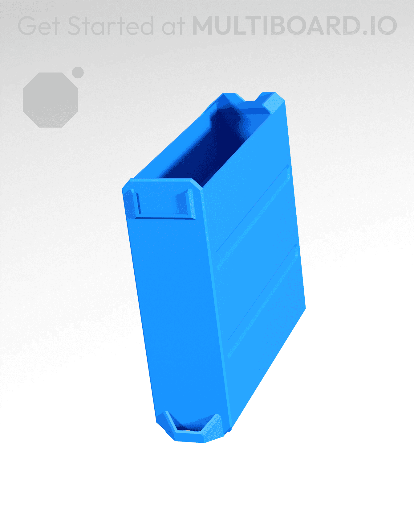 1x3x3-Deep - Multibin Simple Drawer 3d model