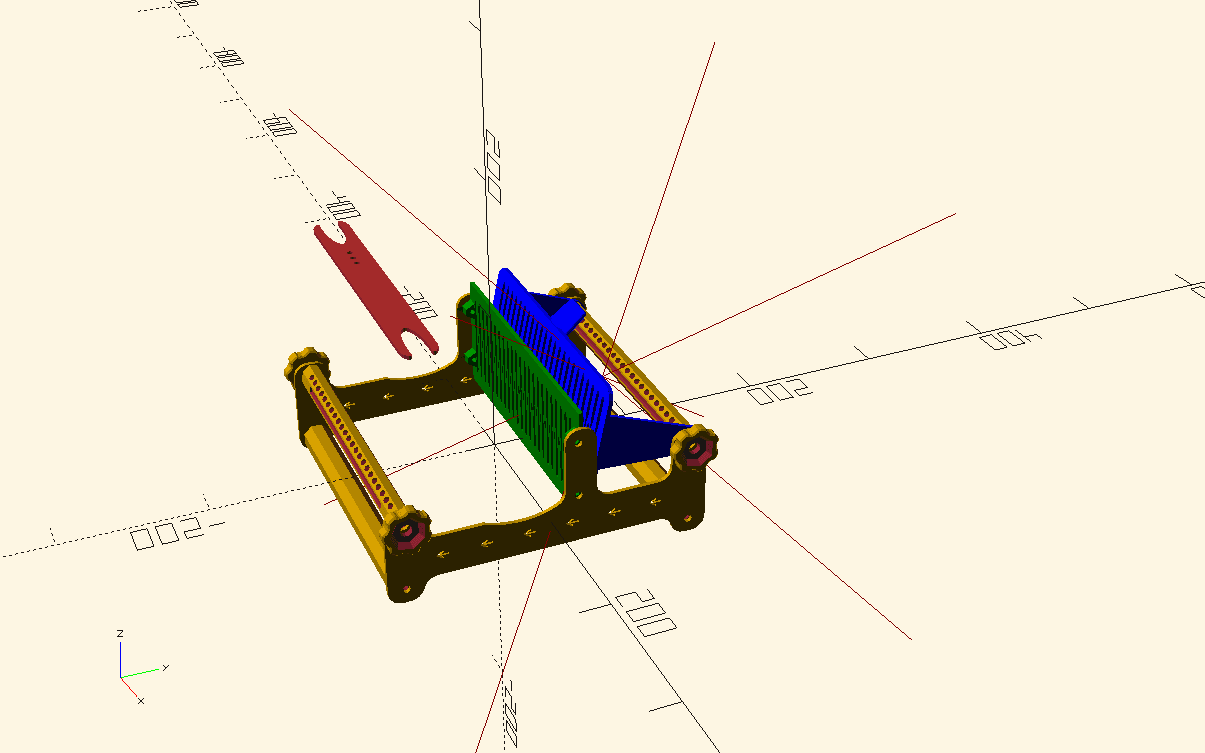 Loom parts 3d model