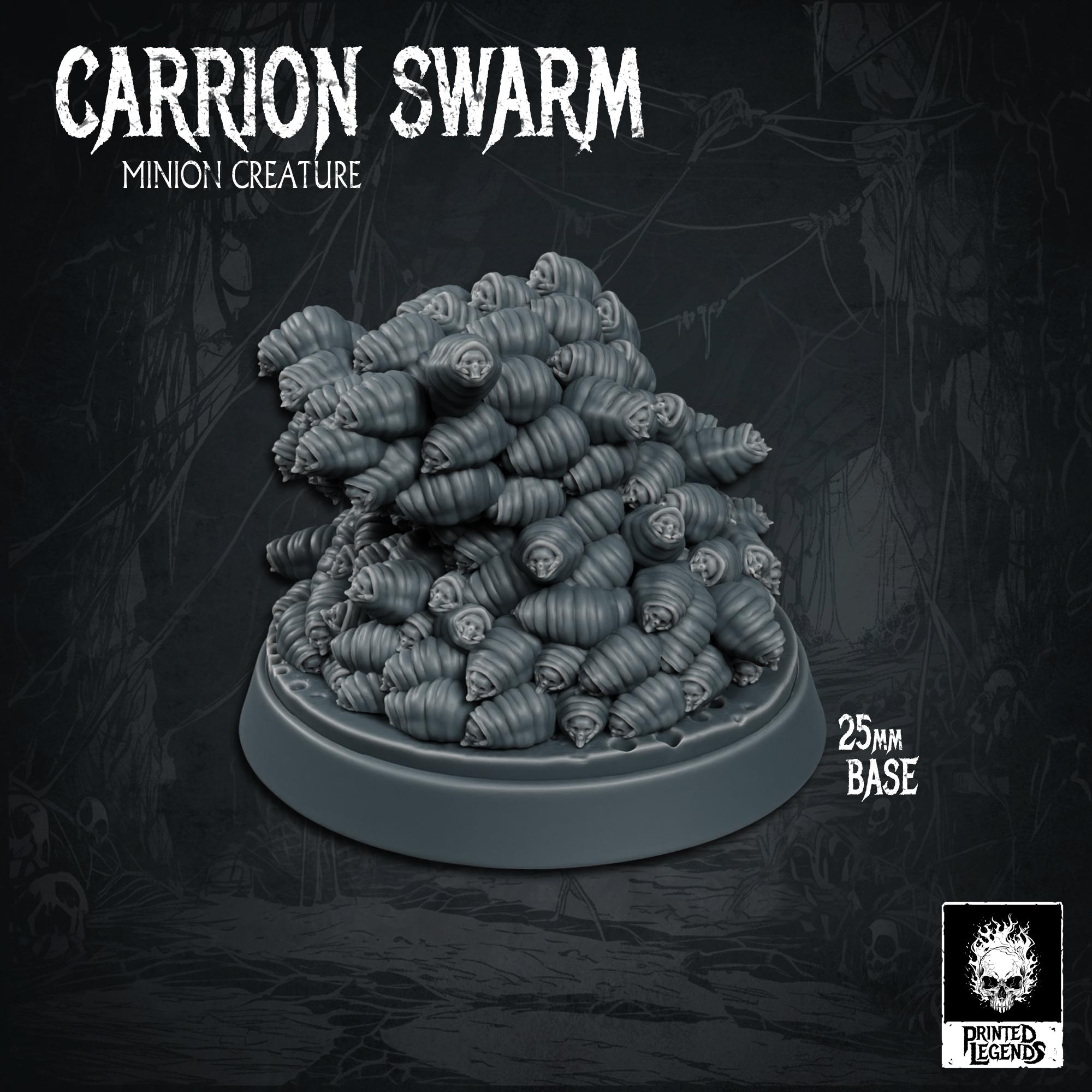 Carrion Swarm x4 (25mm Bases) 3d model