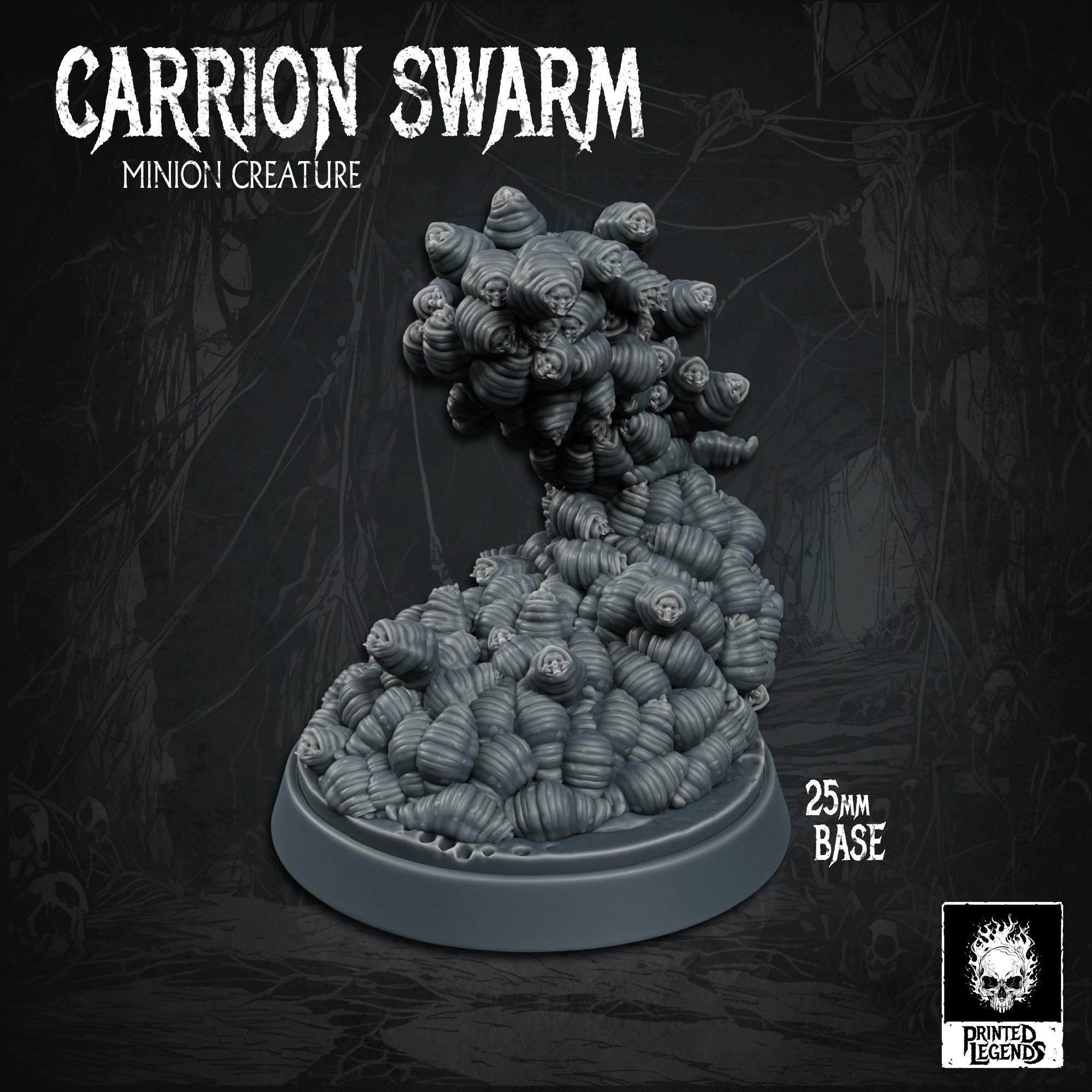 Carrion Swarm x4 (25mm Bases) 3d model