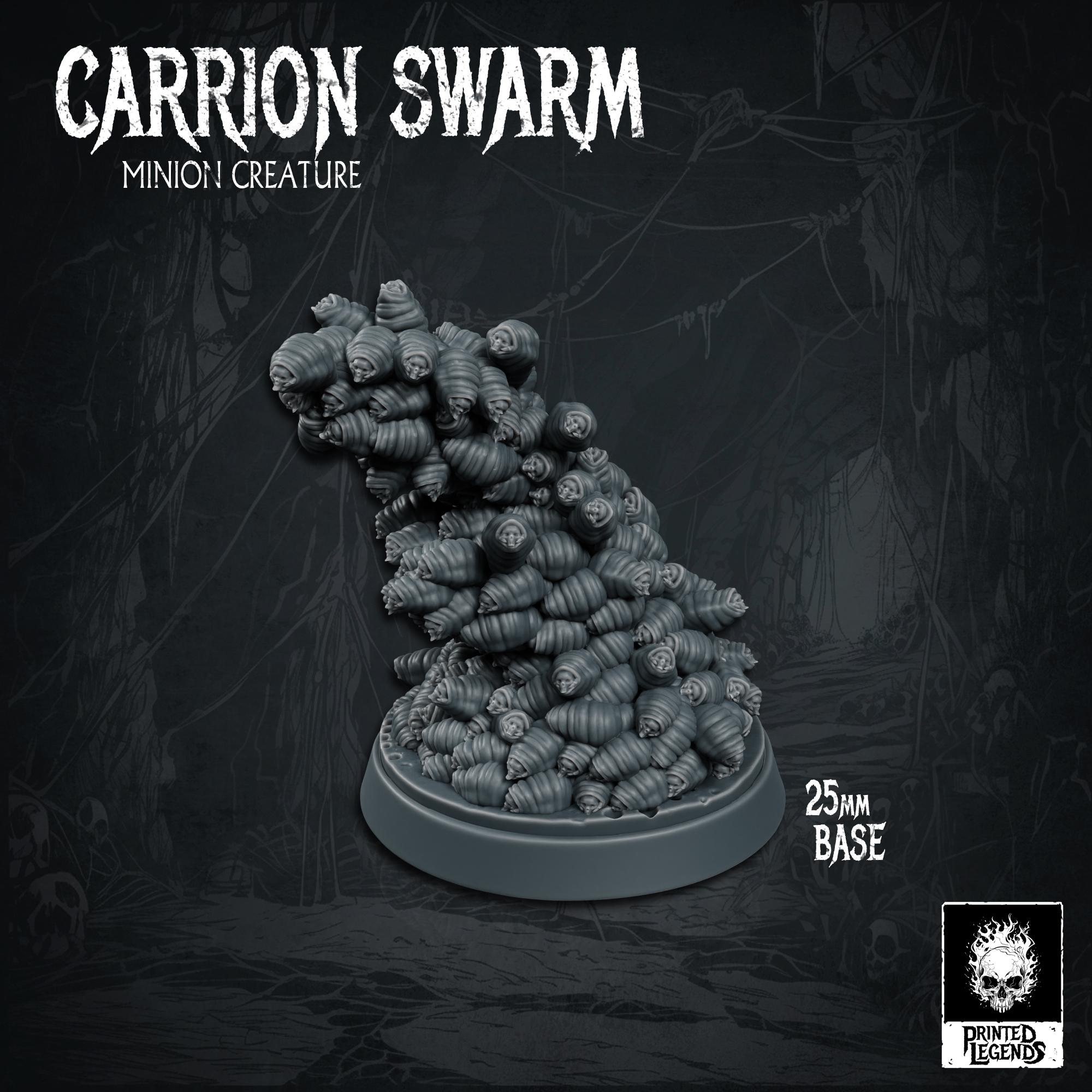 Carrion Swarm x4 (25mm Bases) 3d model