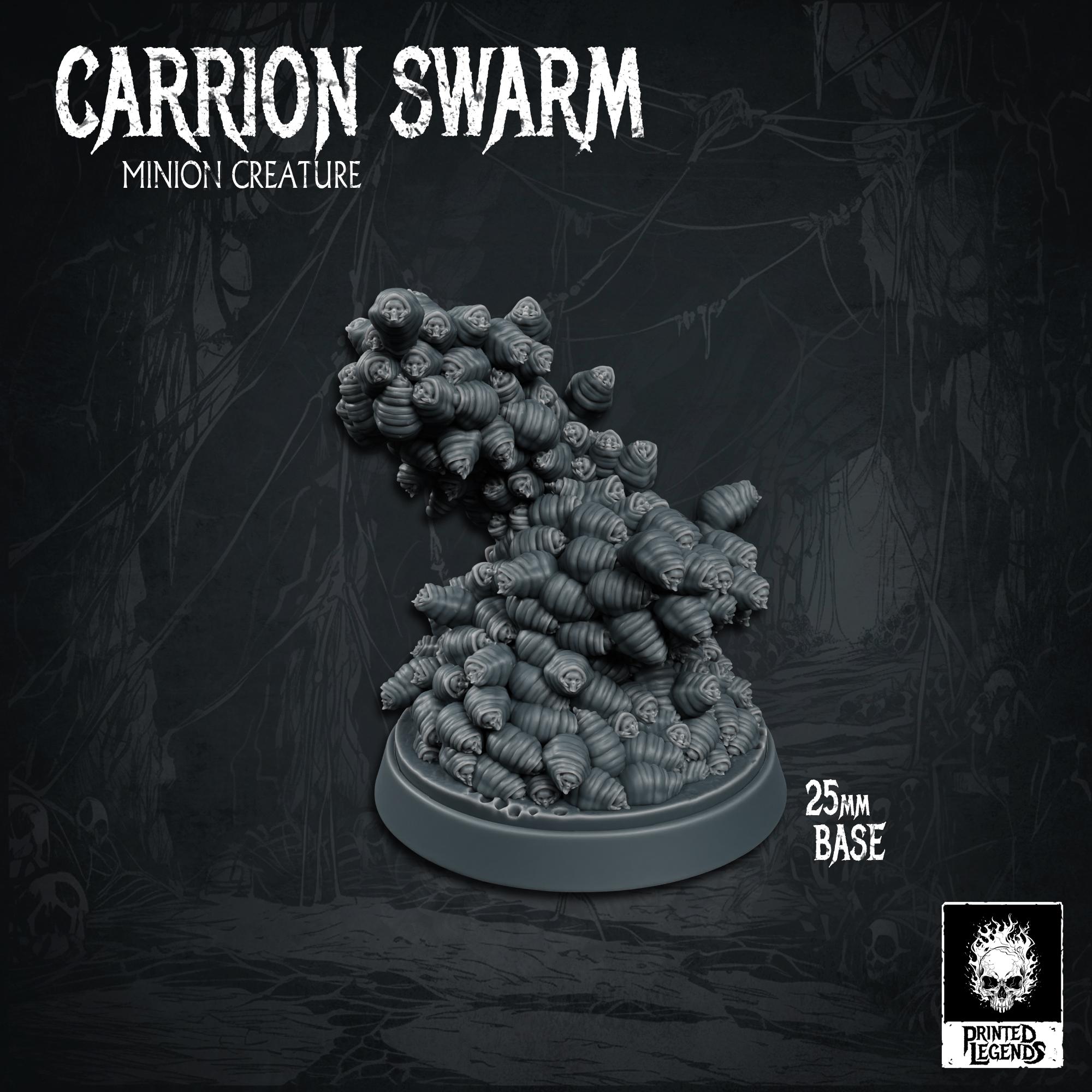 Carrion Swarm x4 (25mm Bases) 3d model