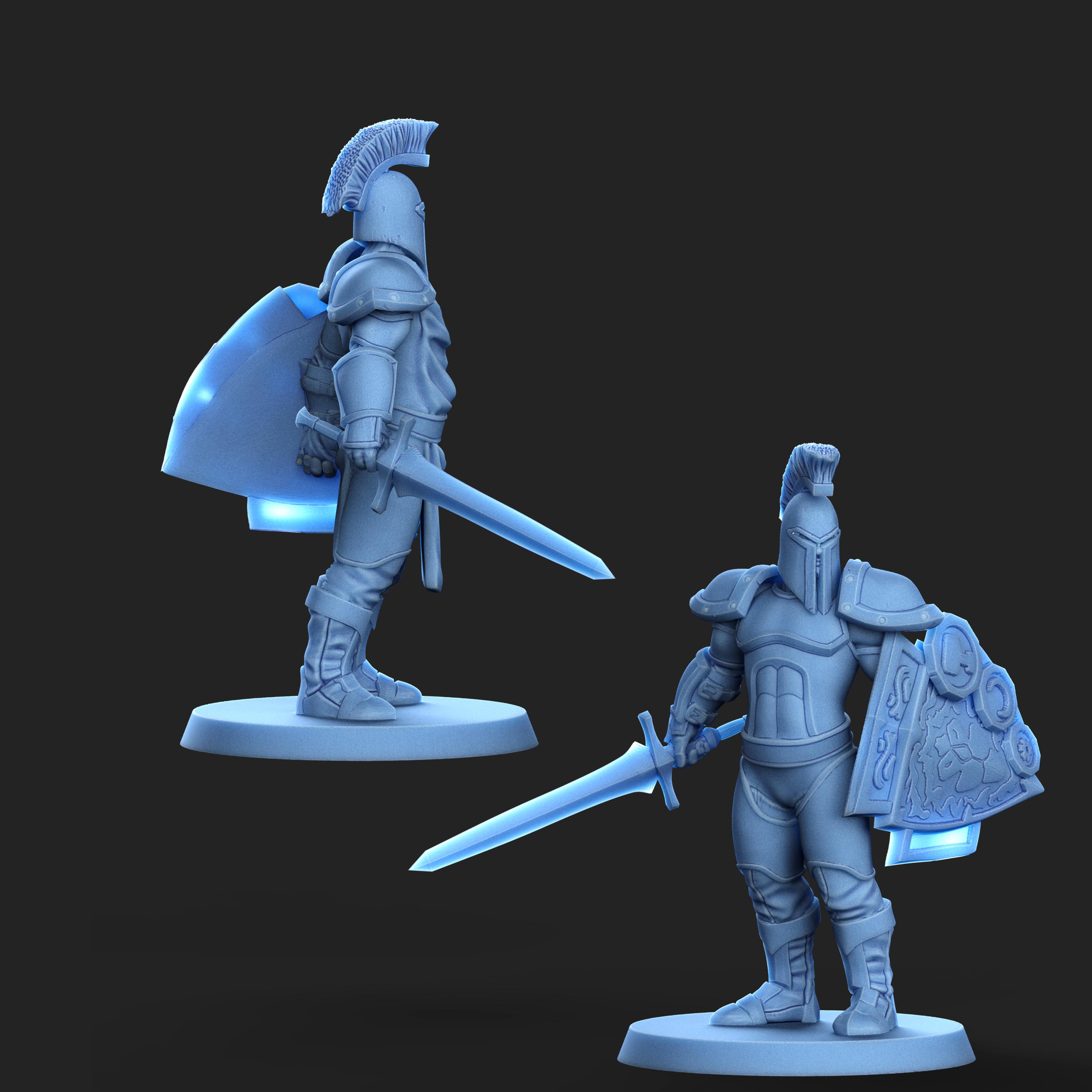 Storm Guard 03, Pack 2 miniatures 3d model