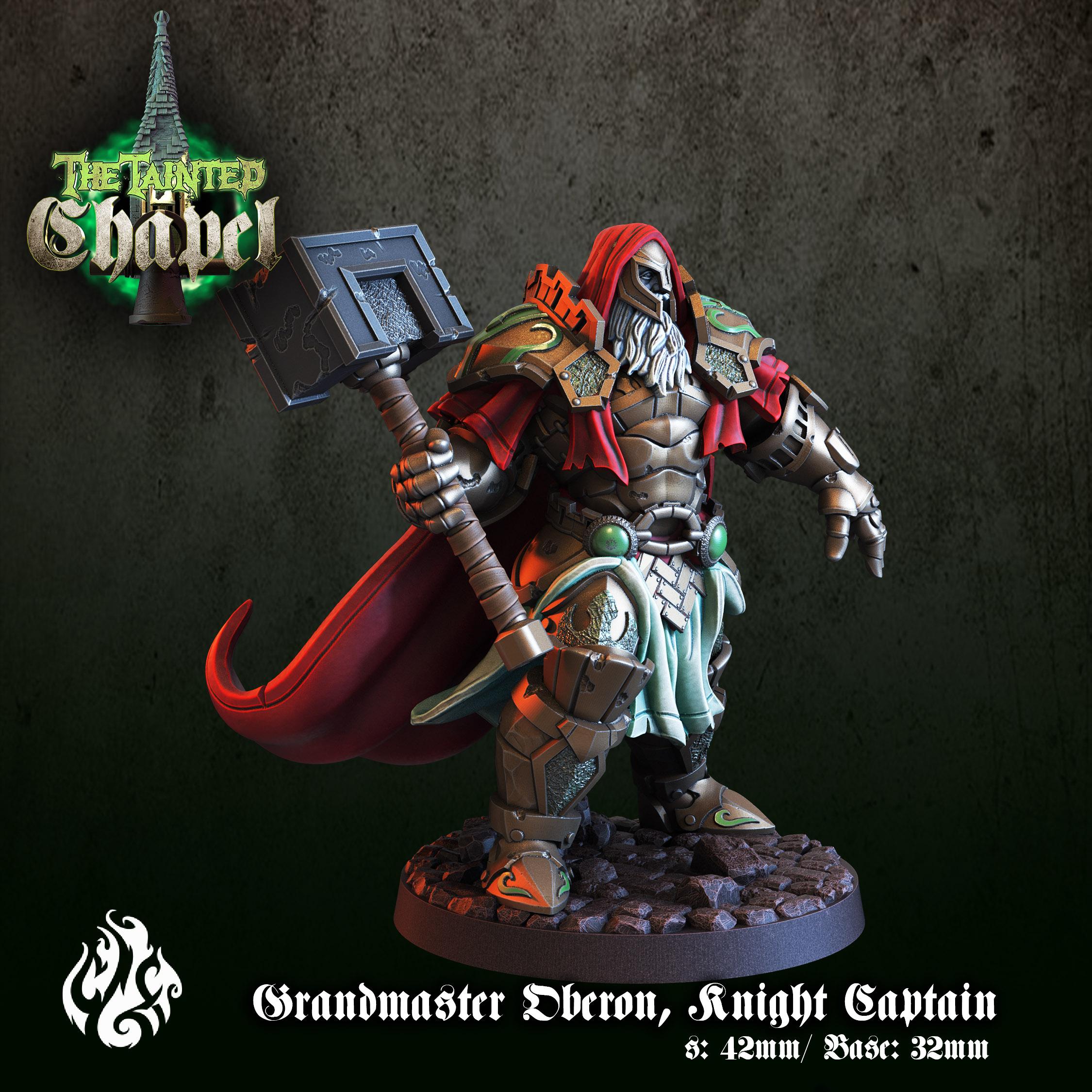 Grandmaster Oberon, Knight Captain 3d model