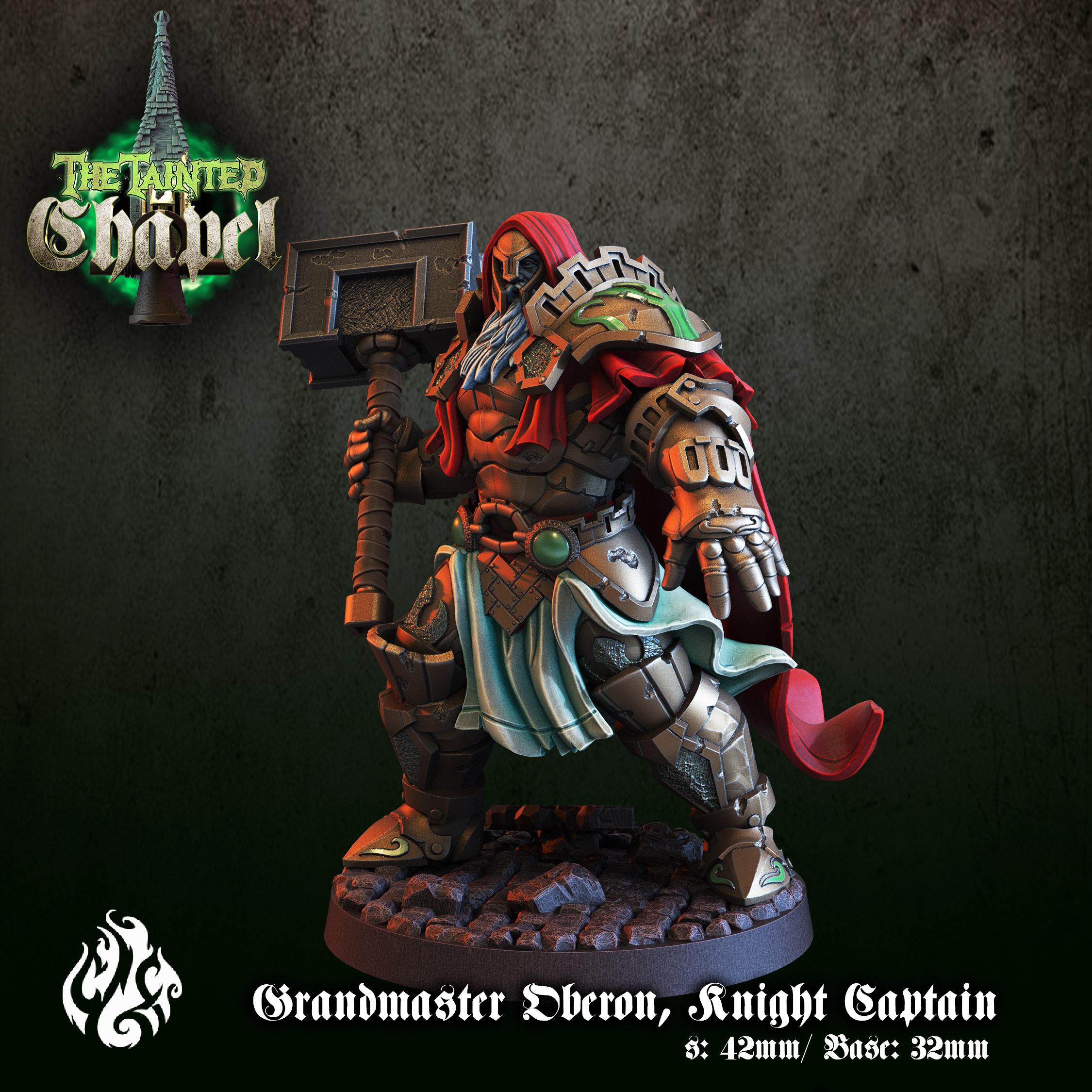 Grandmaster Oberon, Knight Captain 3d model