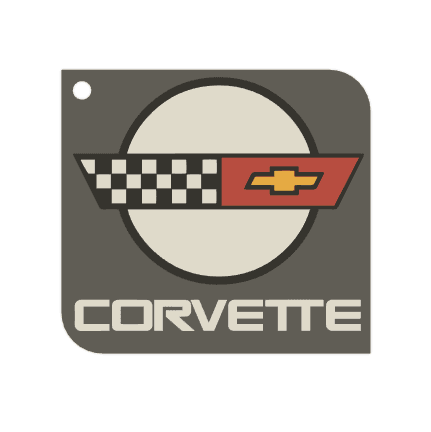 Keychain: Corvette I 3d model