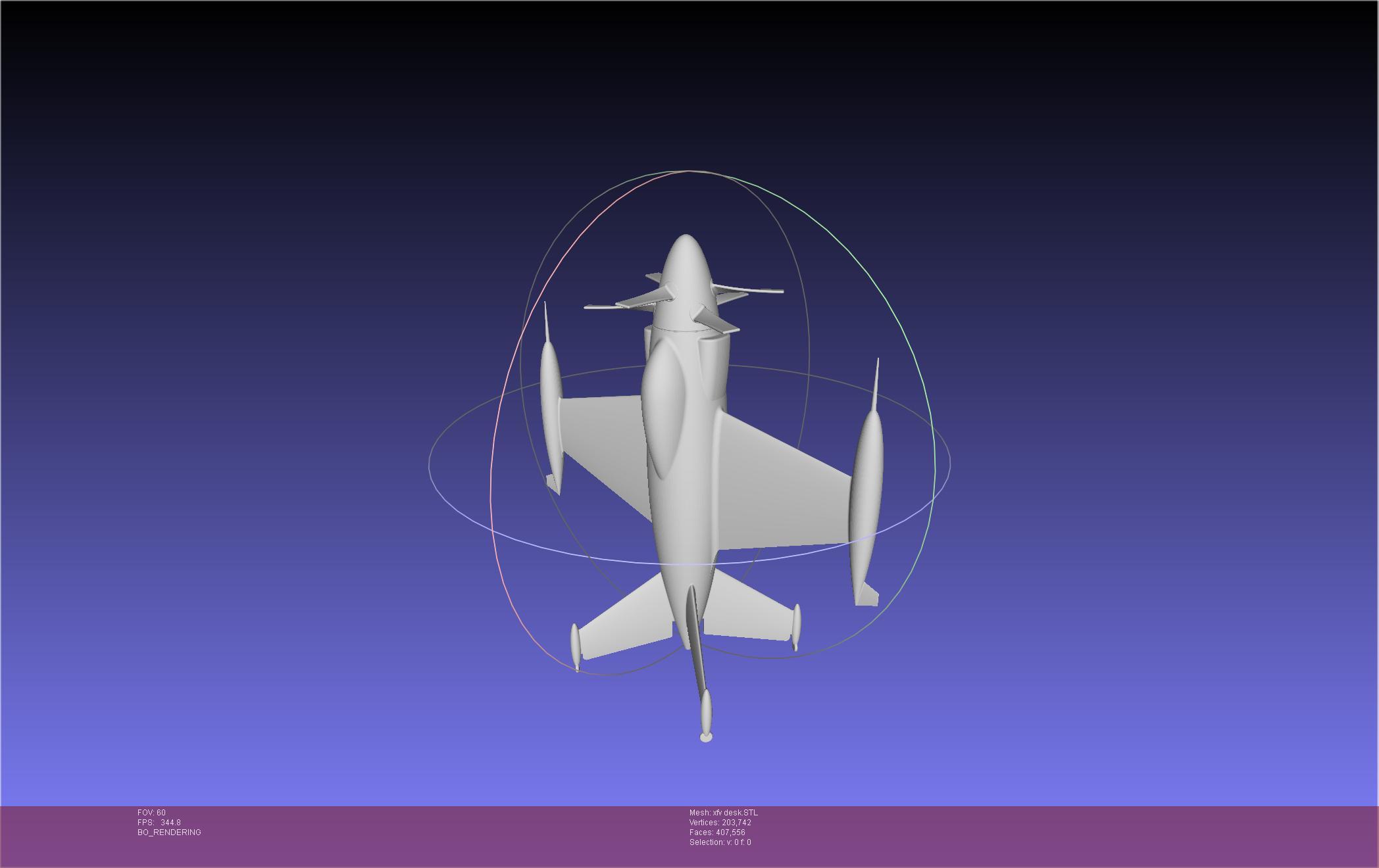 Lockheed XFV Model 3d model