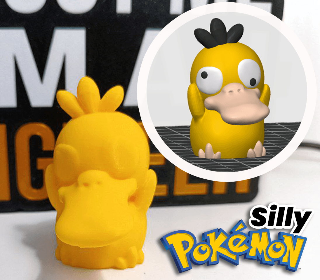  Silly Pokémon - Psyduck 3d model