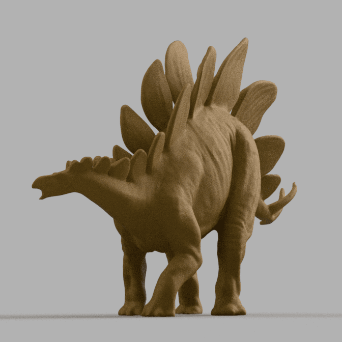 dinosaure ecaille 3d model