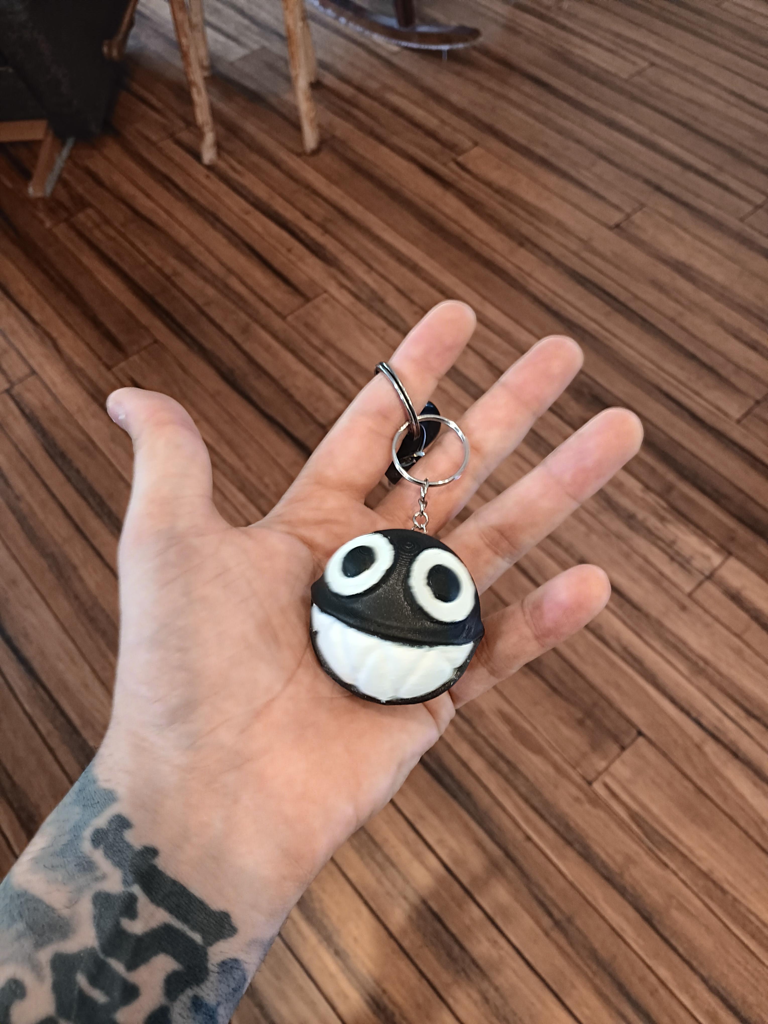 Chain Chomp Keychain - print in place 3d model