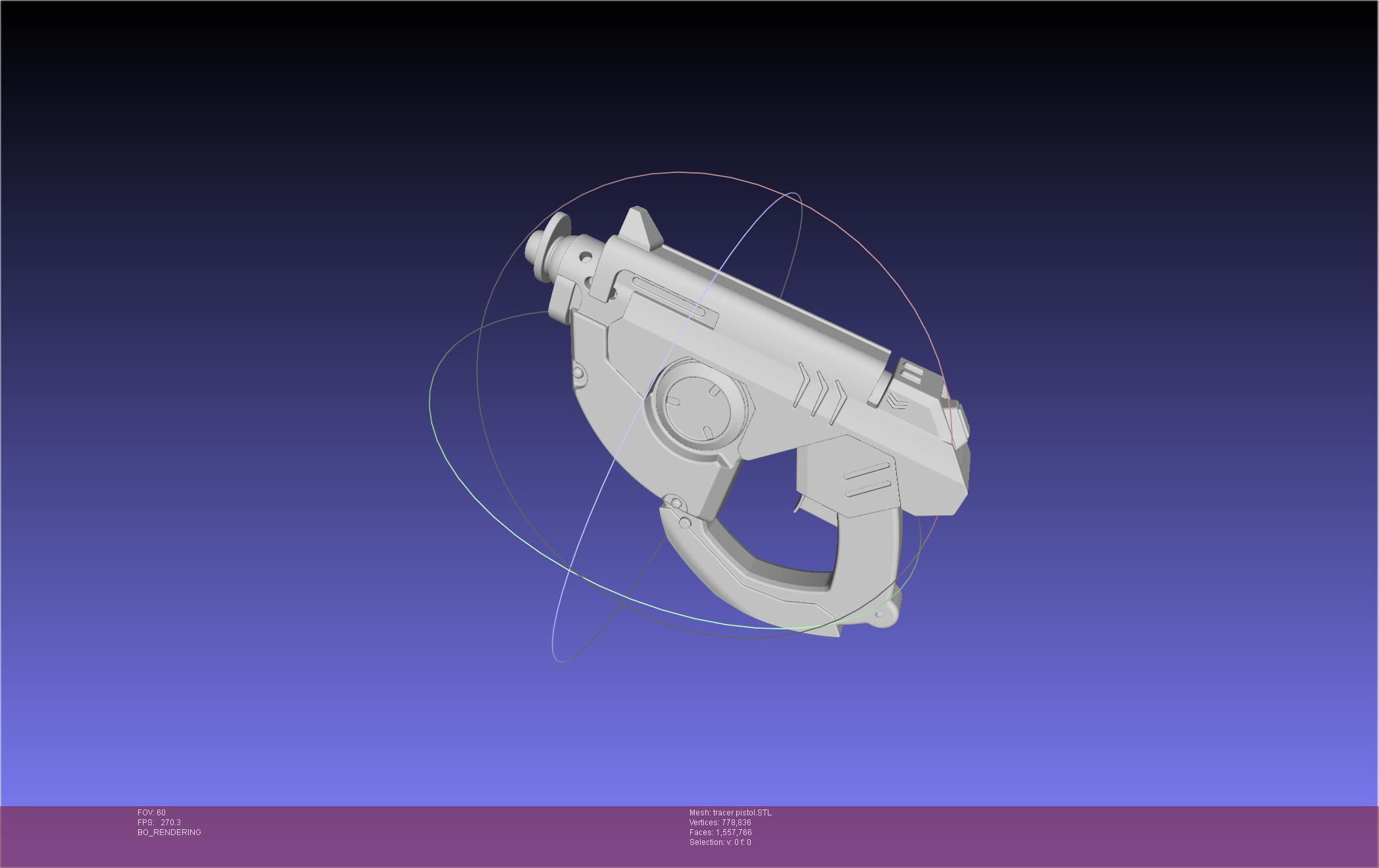 Overwatch Tracer Pulse Pistol 3d model