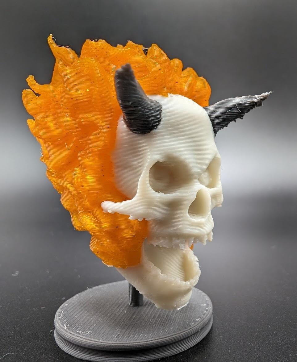 Flameskull Miniature (Pre 3d model