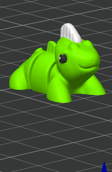 Flexi Lizard (No Supports) 3d model