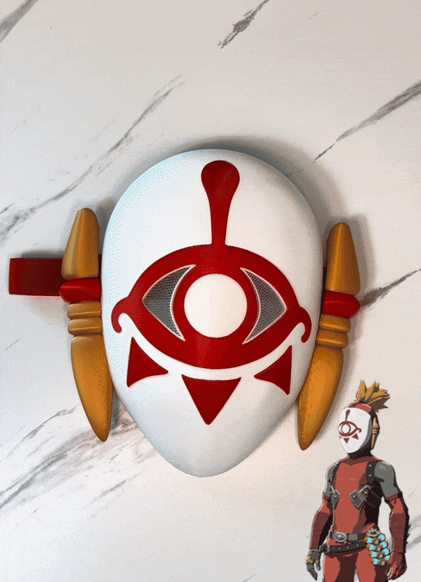 The Legend of Zelda, Tears of The Kingdom Yiga Clan Mask 3d model