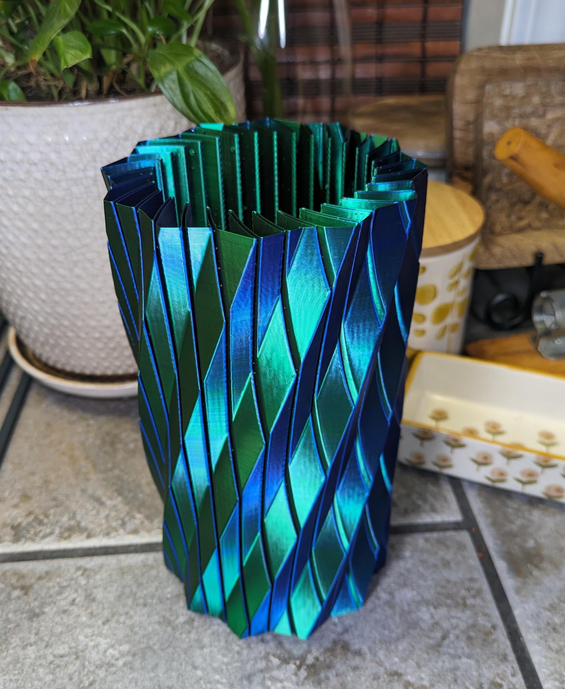 Straight and Spiral Vase 3d model